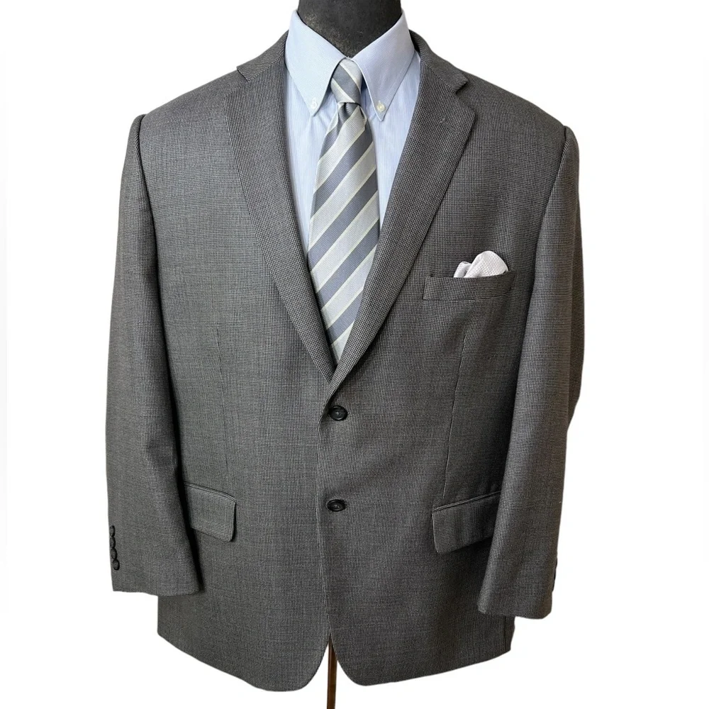 PRONTO UOMO PLATINUM SPORTS BKAZER SIZE 48R A TWEED BLEND. VERY POSH IN ☑️ - Picture 9 of 9